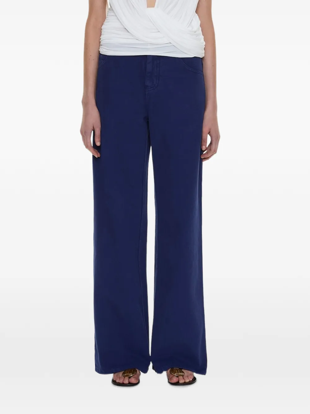 Christopher Esber Jeans Quartz taglio comodo - Blu