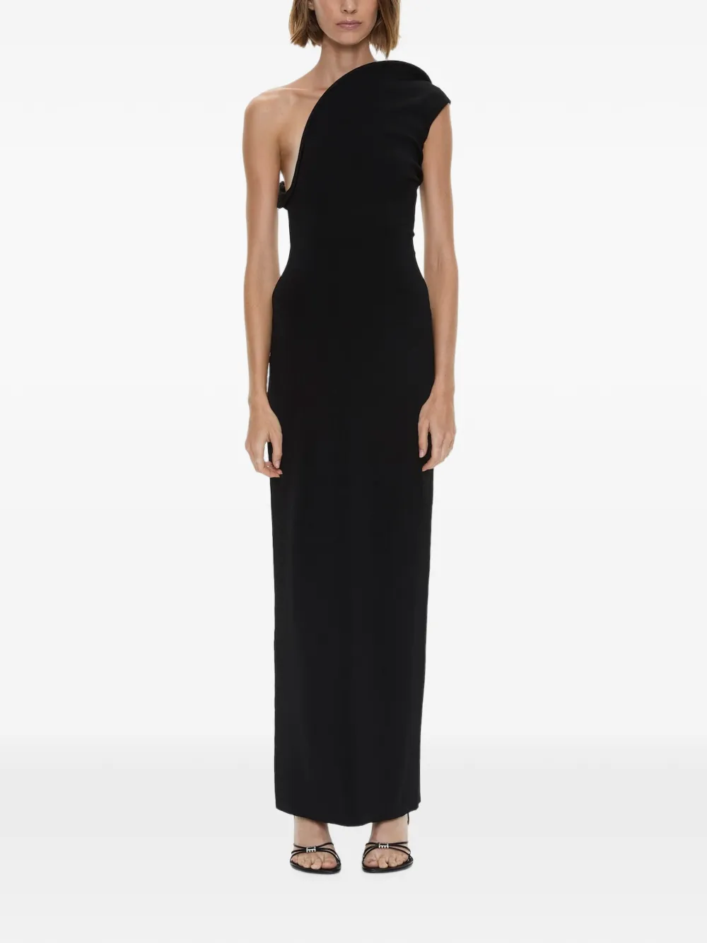 Christopher Esber concave wired maxi dress - Black