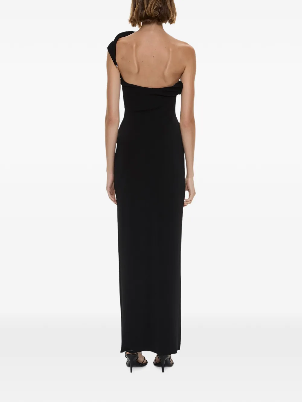 Christopher Esber Concave bewerkte maxi-dress Zwart