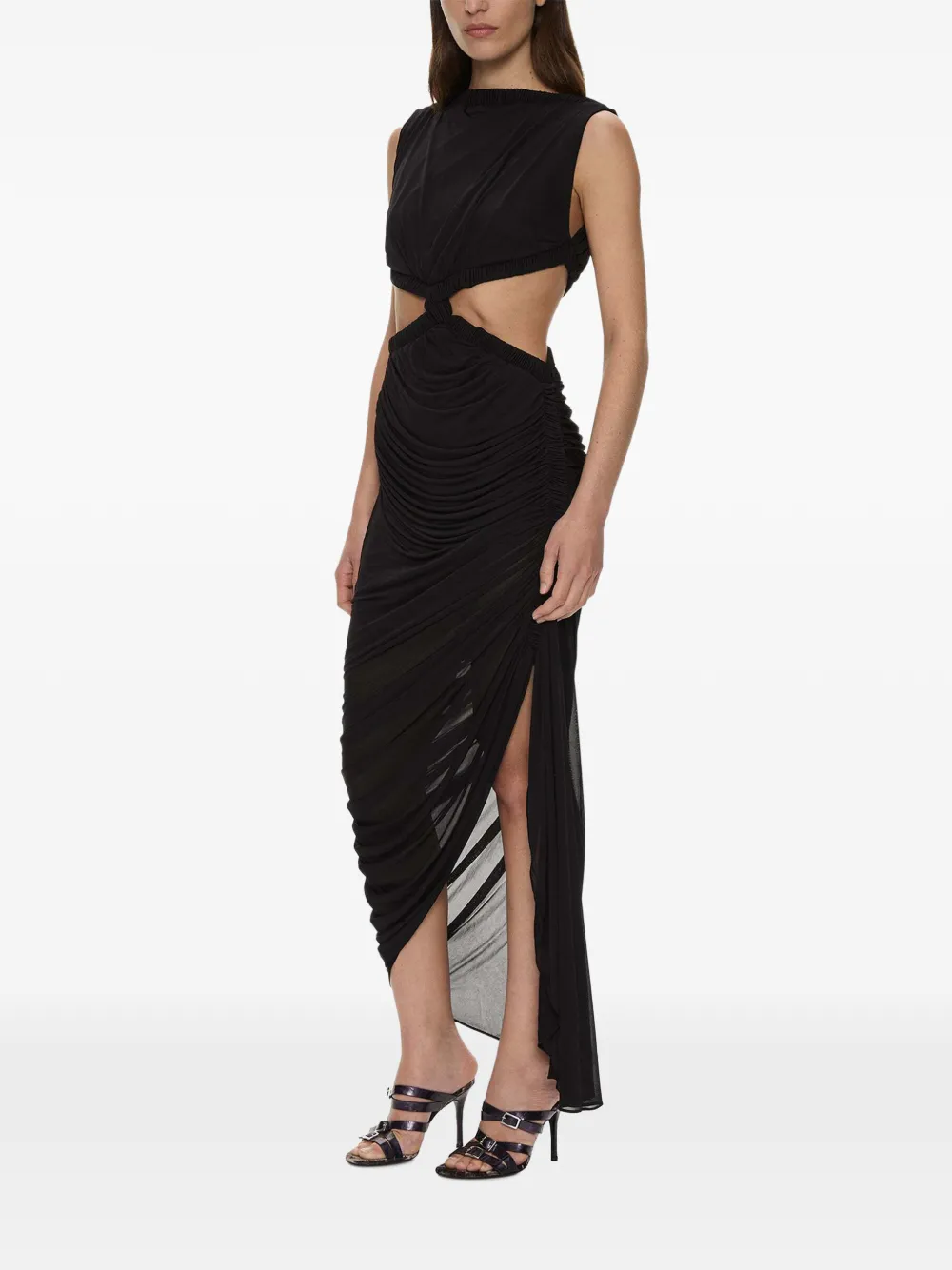 Christopher Esber Theia Separation maxi-jurk met uitgesneden details Zwart
