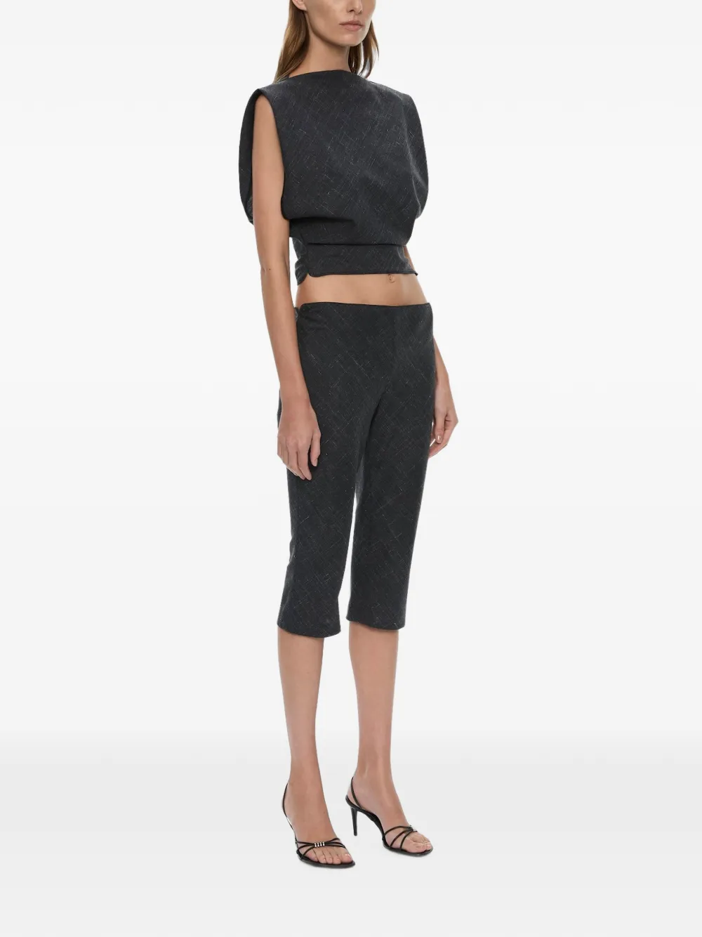 Christopher Esber Banyan blouse Grijs