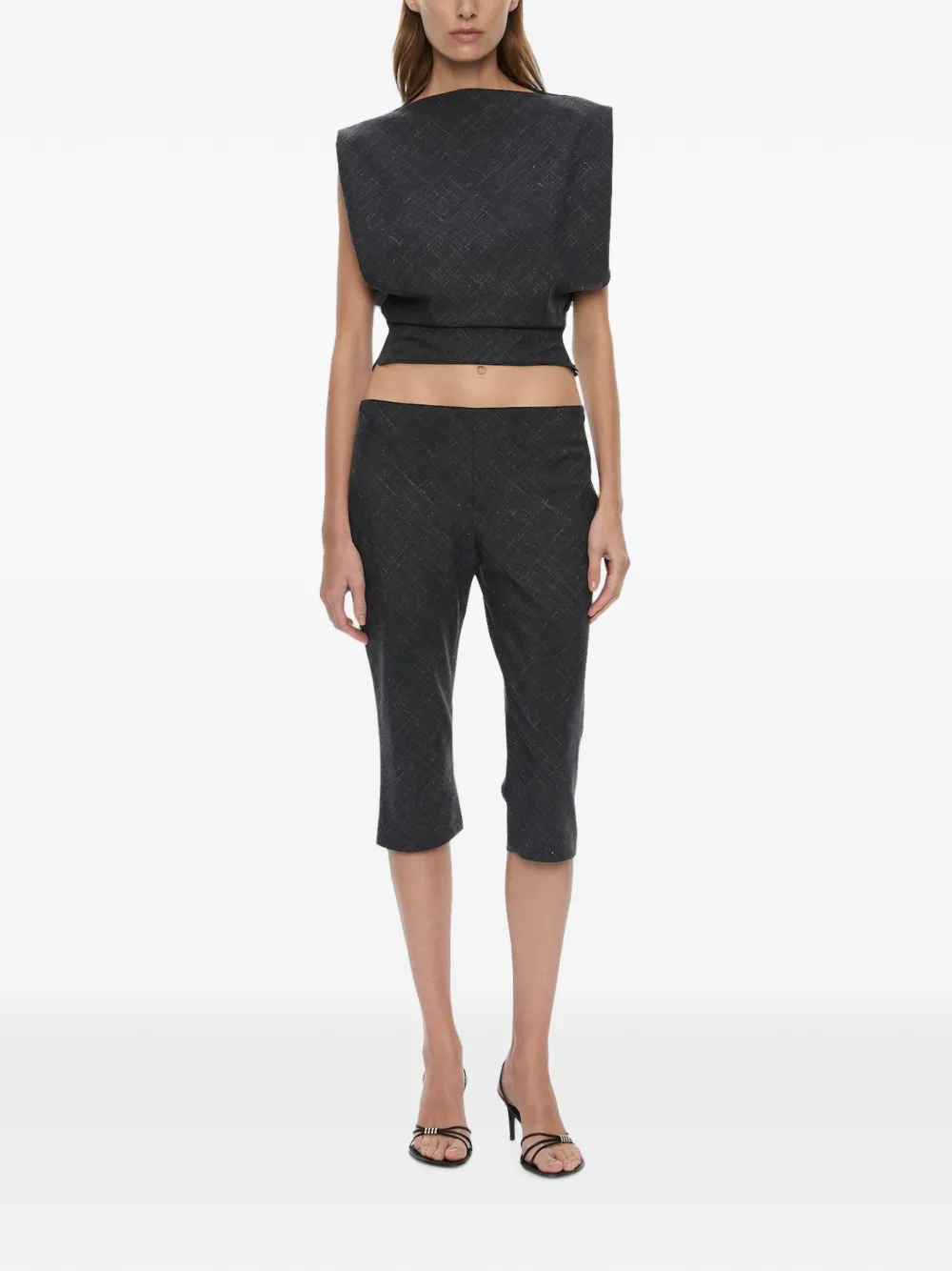 Christopher Esber Banyan blouse Grijs