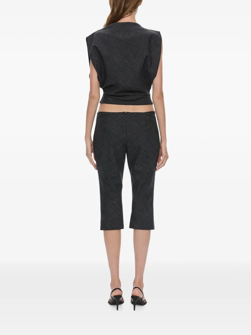 Christopher Esber Banyan blouse Grijs