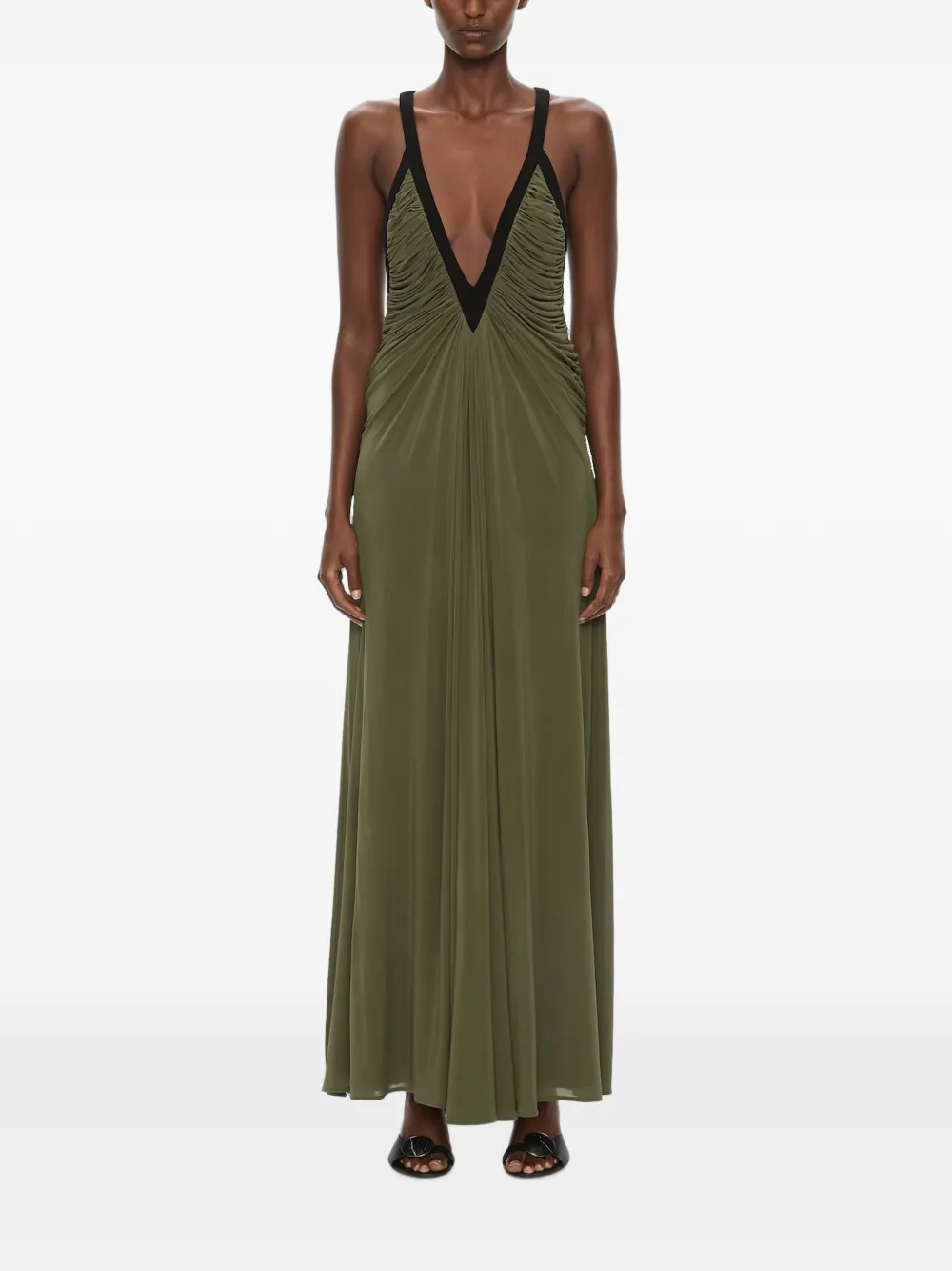 Christopher Esber Suspended Outline maxi dress - Green