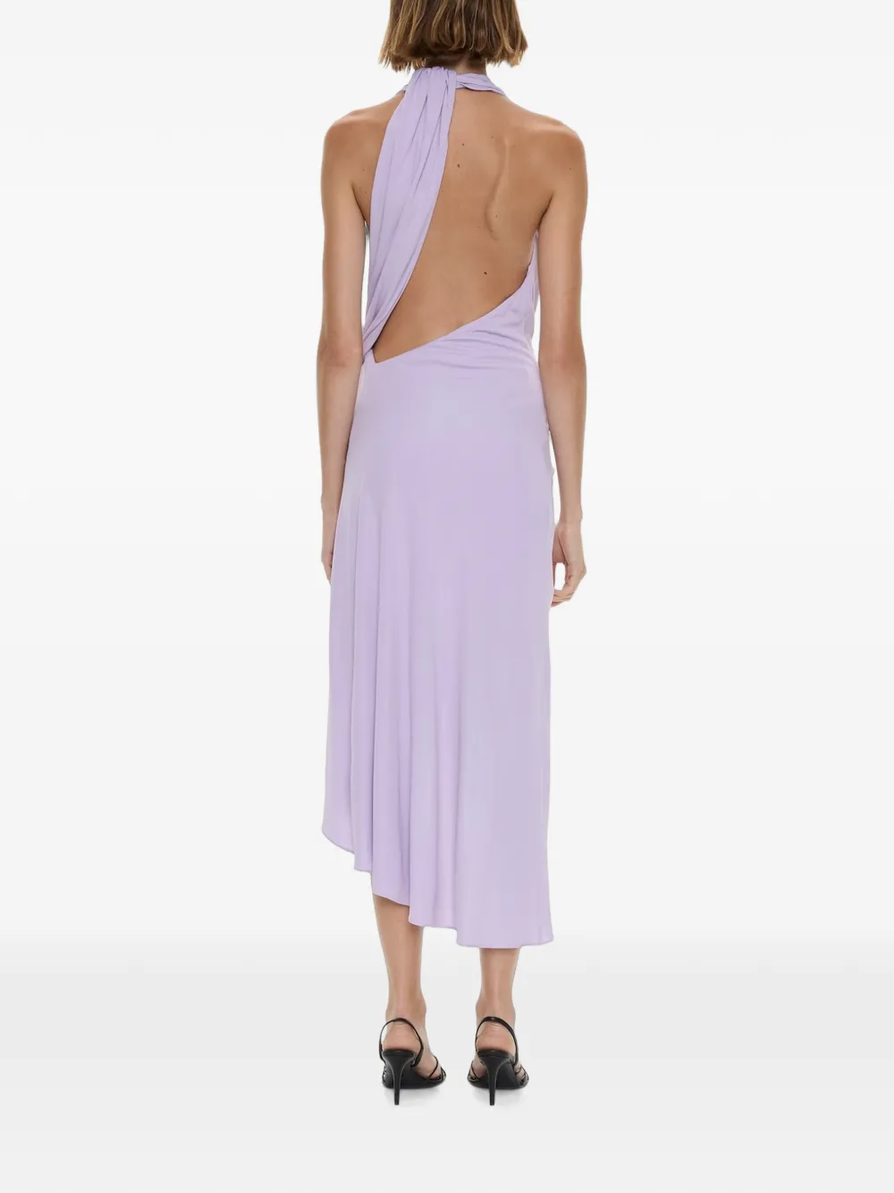 Christopher Esber Spire Cascade midi-jurk Paars