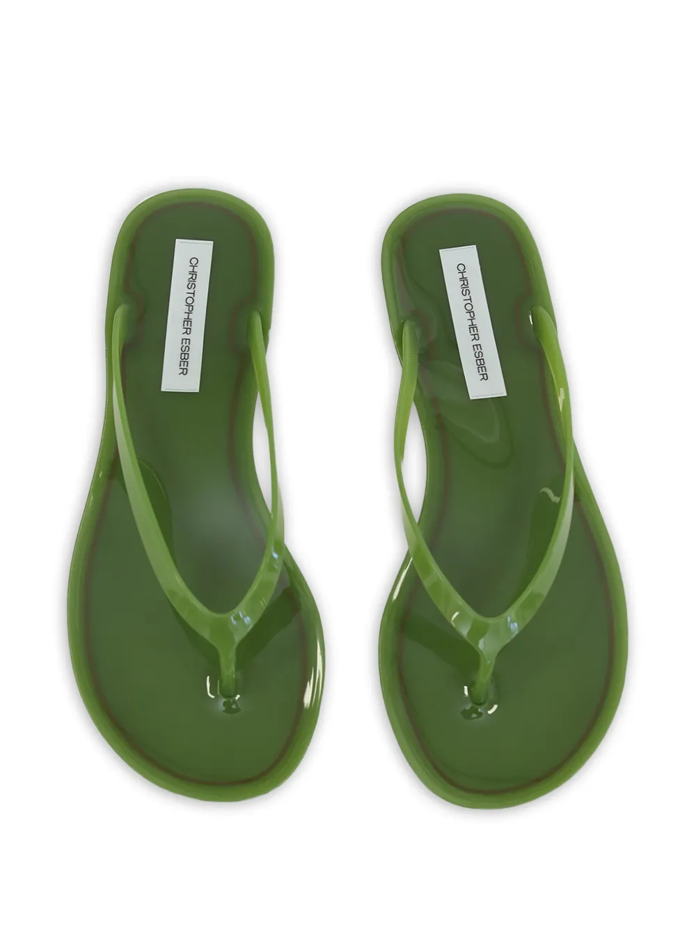 Christopher Esber Jo flip flops Groen