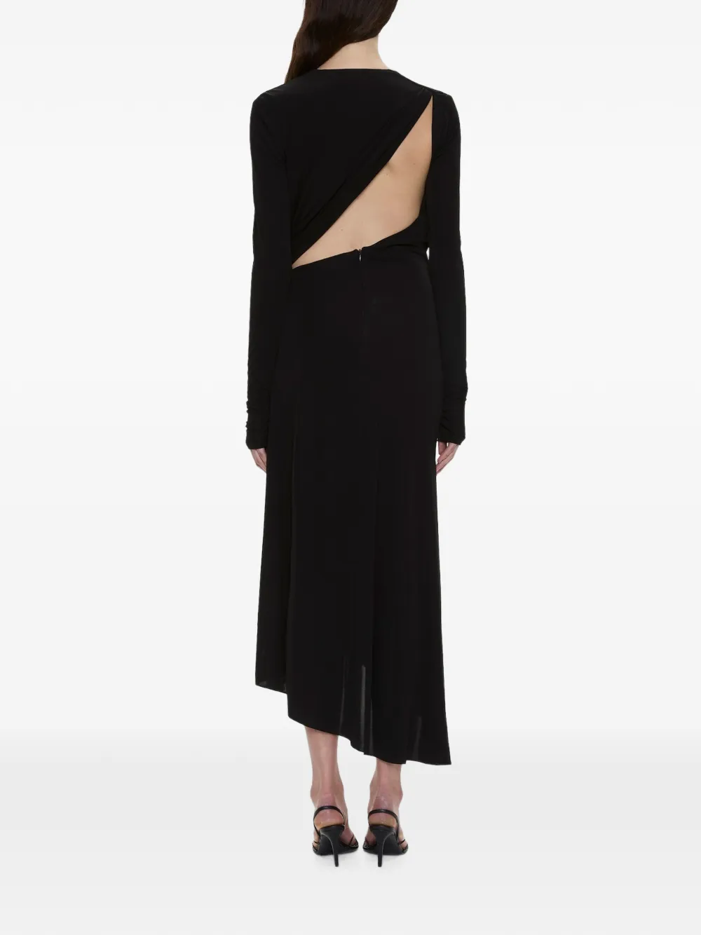 Christopher Esber Spire jurk met geknoopt detail Zwart