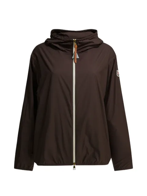 Moncler logo-patch hooded jacket