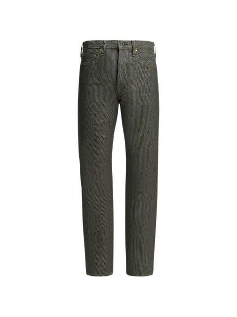 KAPITAL textured straight-leg jeans