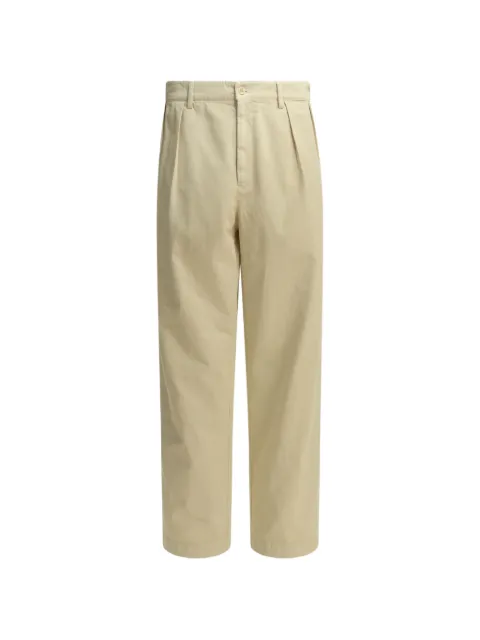 Prada pleated cotton trousers