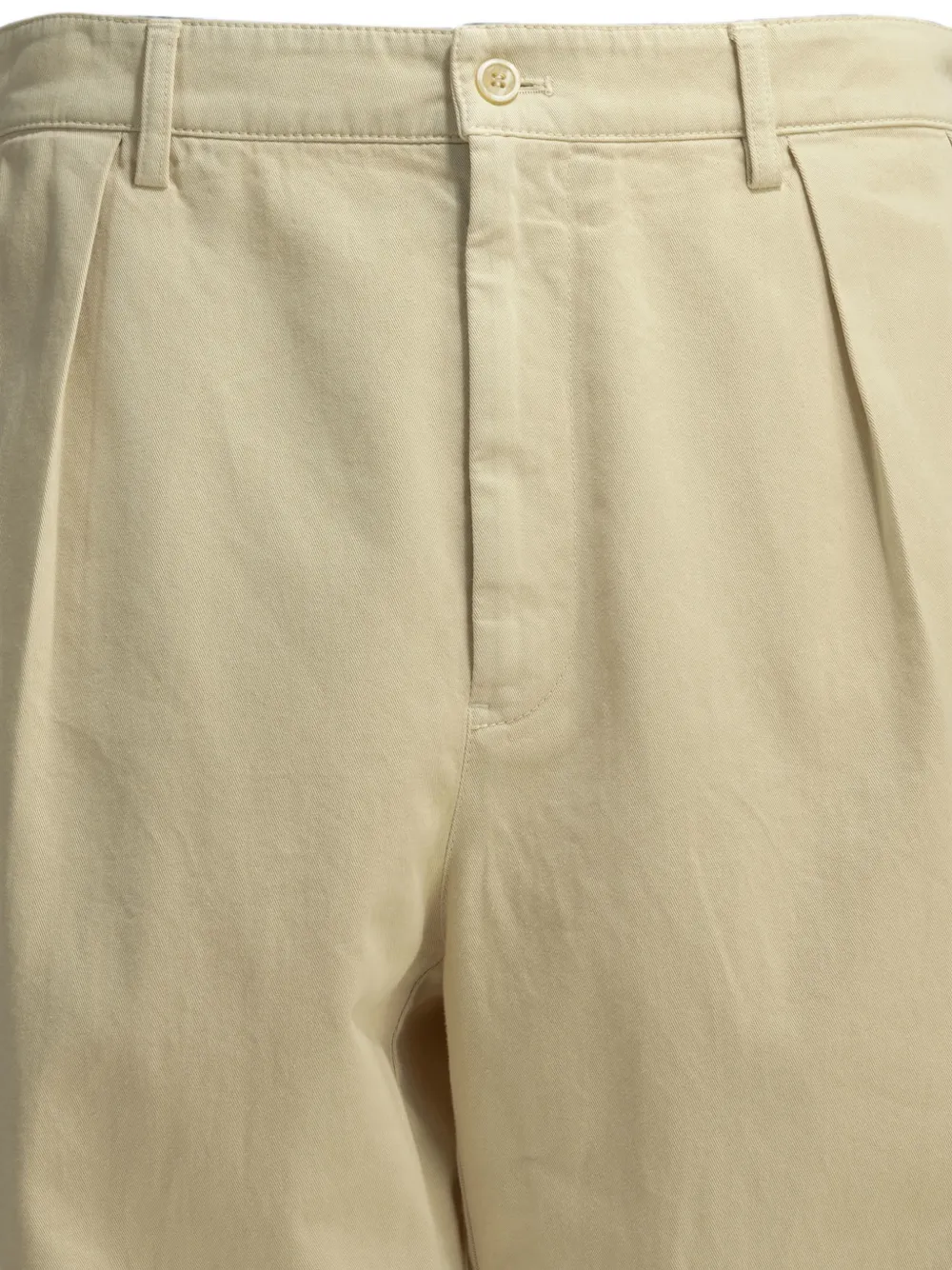 Prada Straight plooibroek Beige