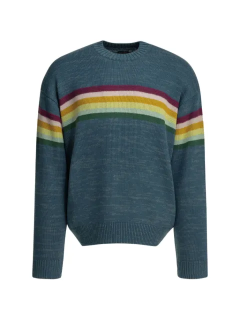 KAPITAL Peckish Rainbow intarsia-knit sweater