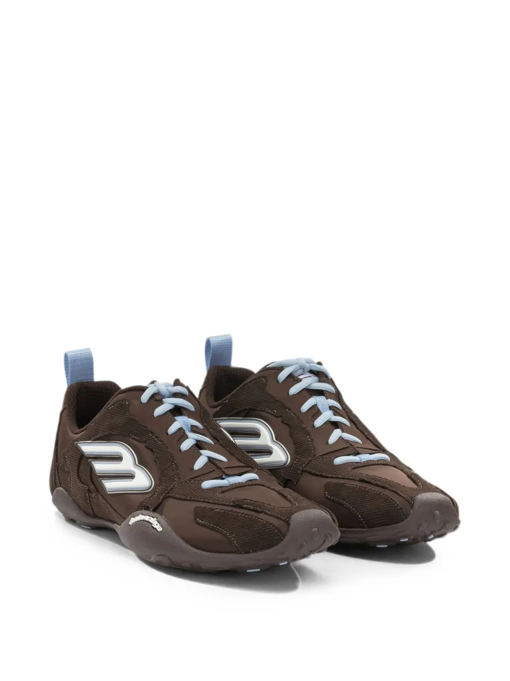 Balenciaga Monday Ultra logo-patch sneakers Bruin