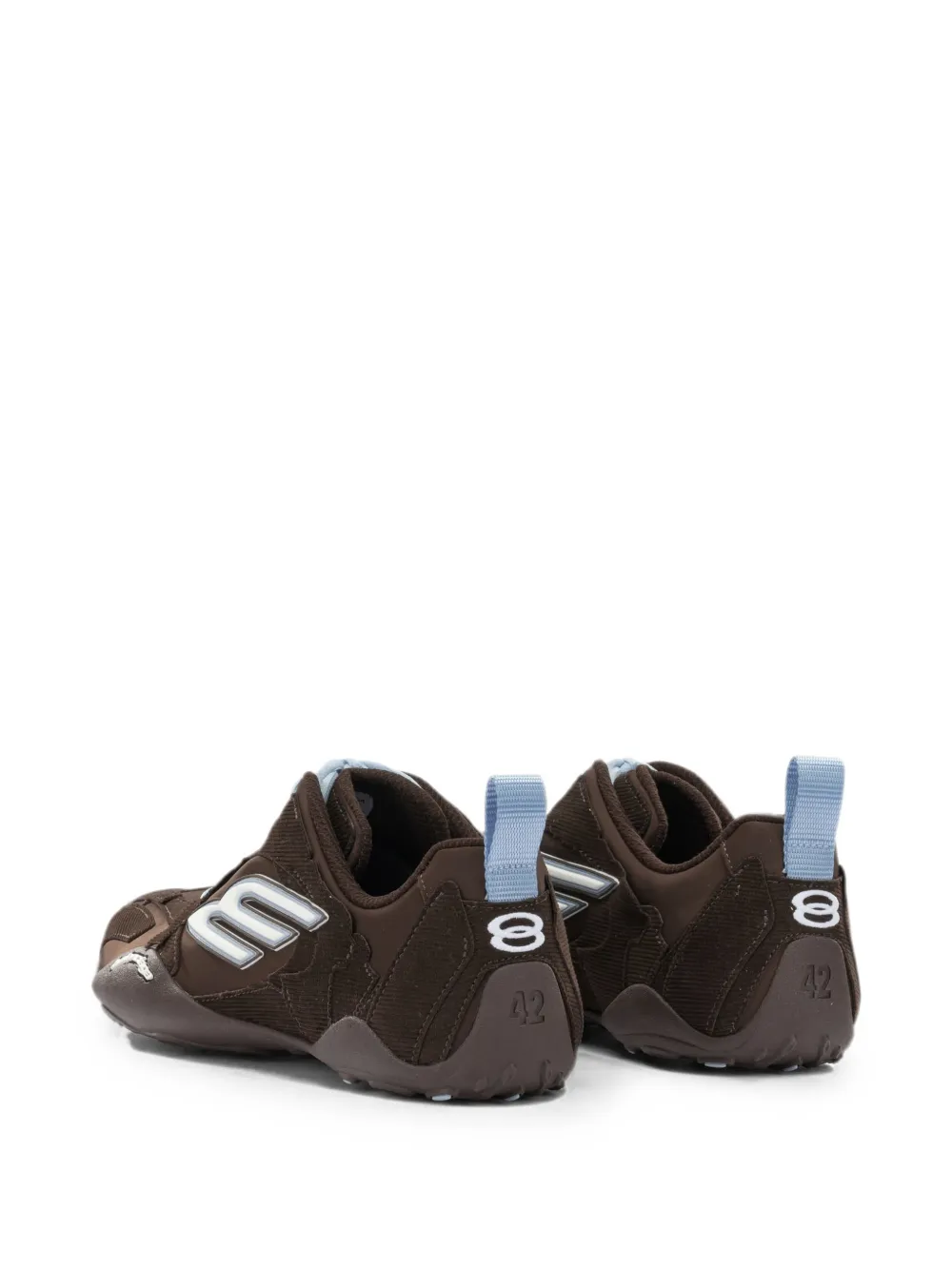 Balenciaga Monday Ultra logo-patch sneakers Bruin