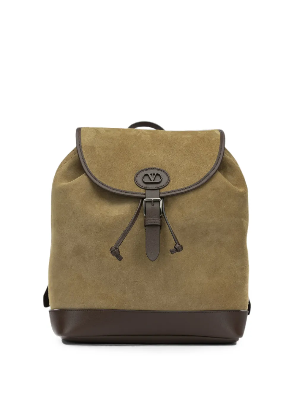 Valentino Garavani Antibes suede backpack - Neutrals