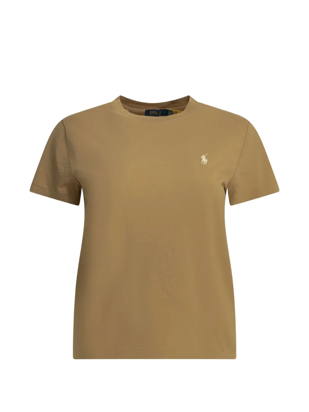 Polo Ralph Lauren embroidered-logo T-shirt - Nude