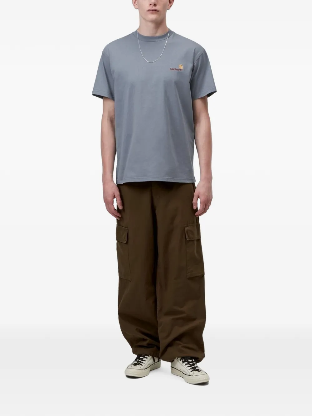 Carhartt WIP T-shirt met print Blauw