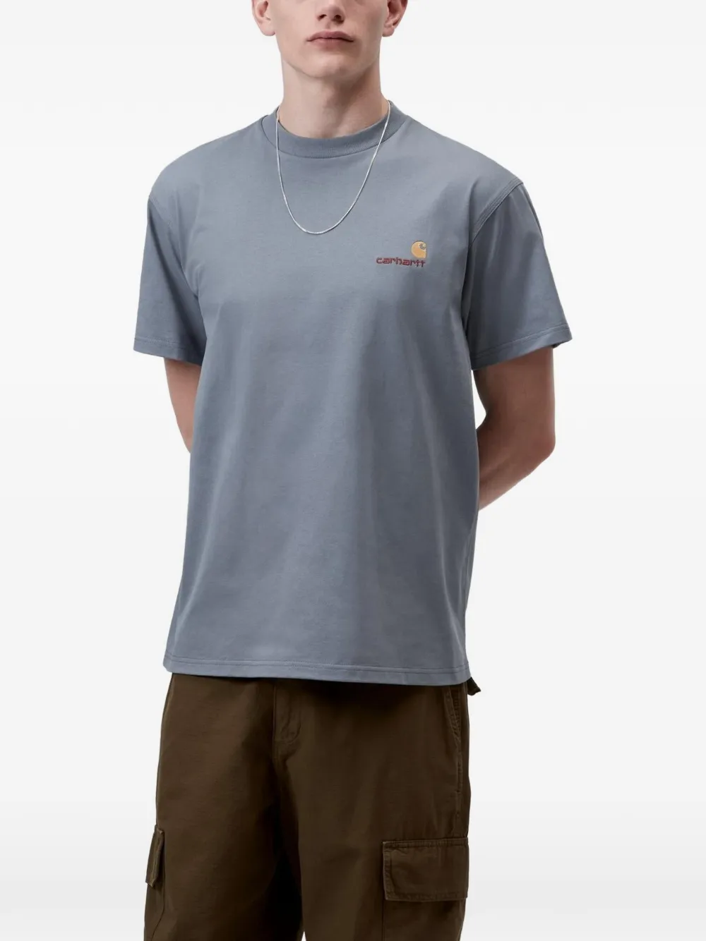Carhartt WIP T-shirt met print Blauw