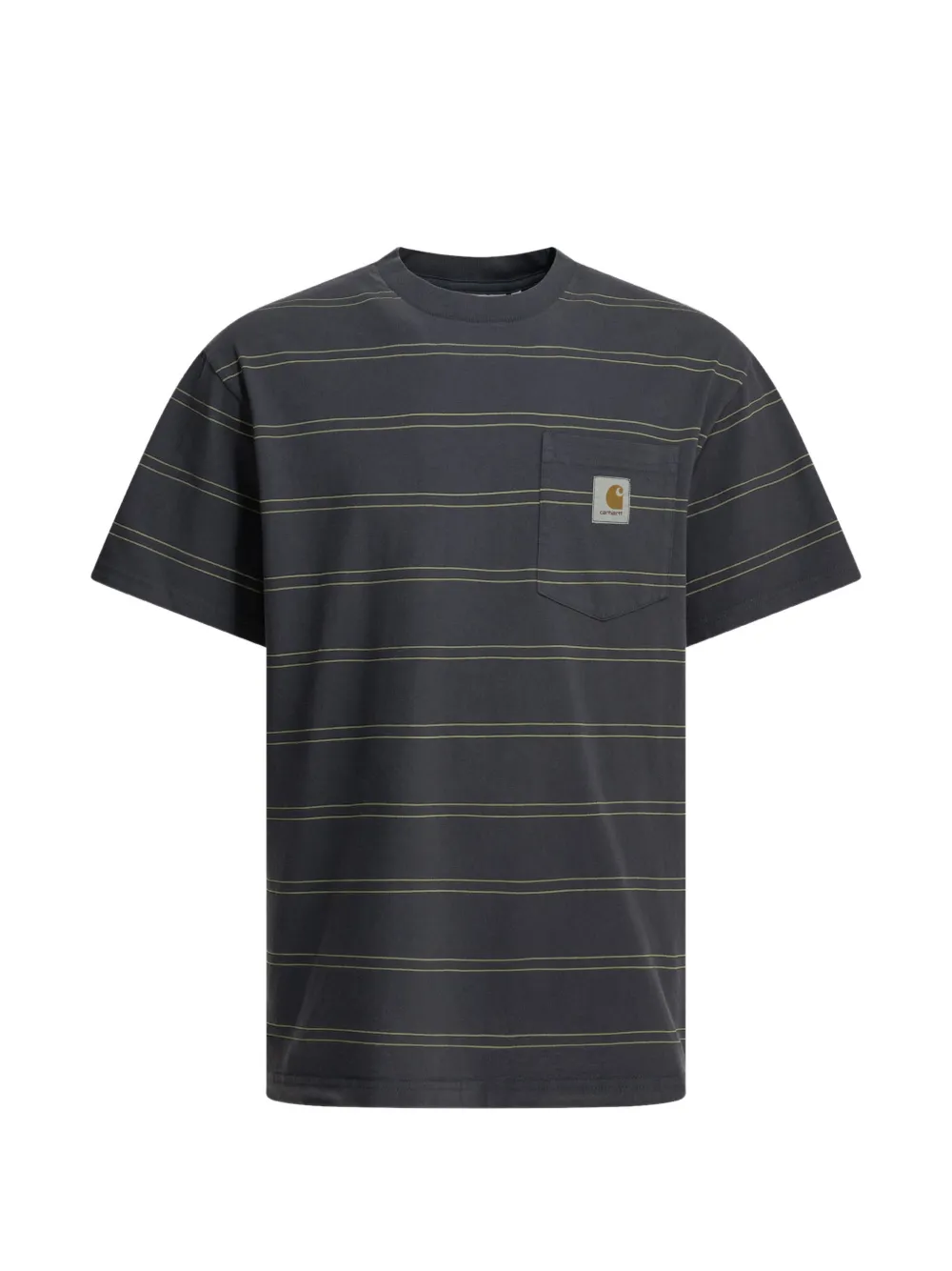 Carhartt WIP striped-print pocket T-shirt - Violett