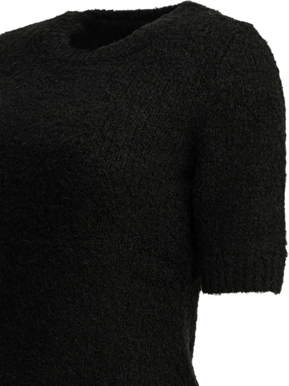 KHAITE Cam T-shirt met korte mouwen Zwart