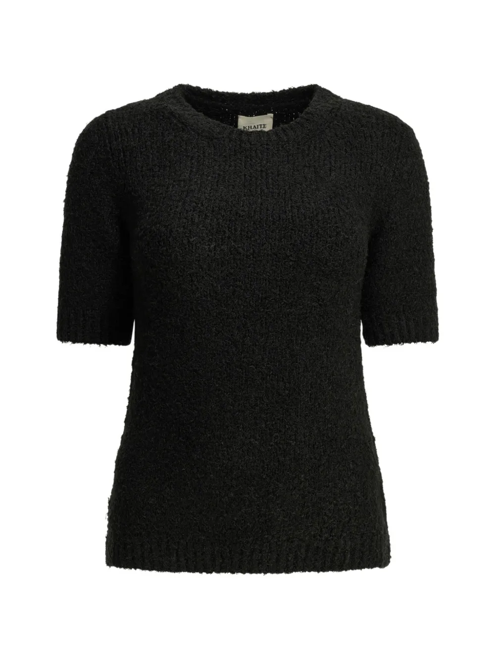 KHAITE Cam short-sleeves T-shirt - Schwarz