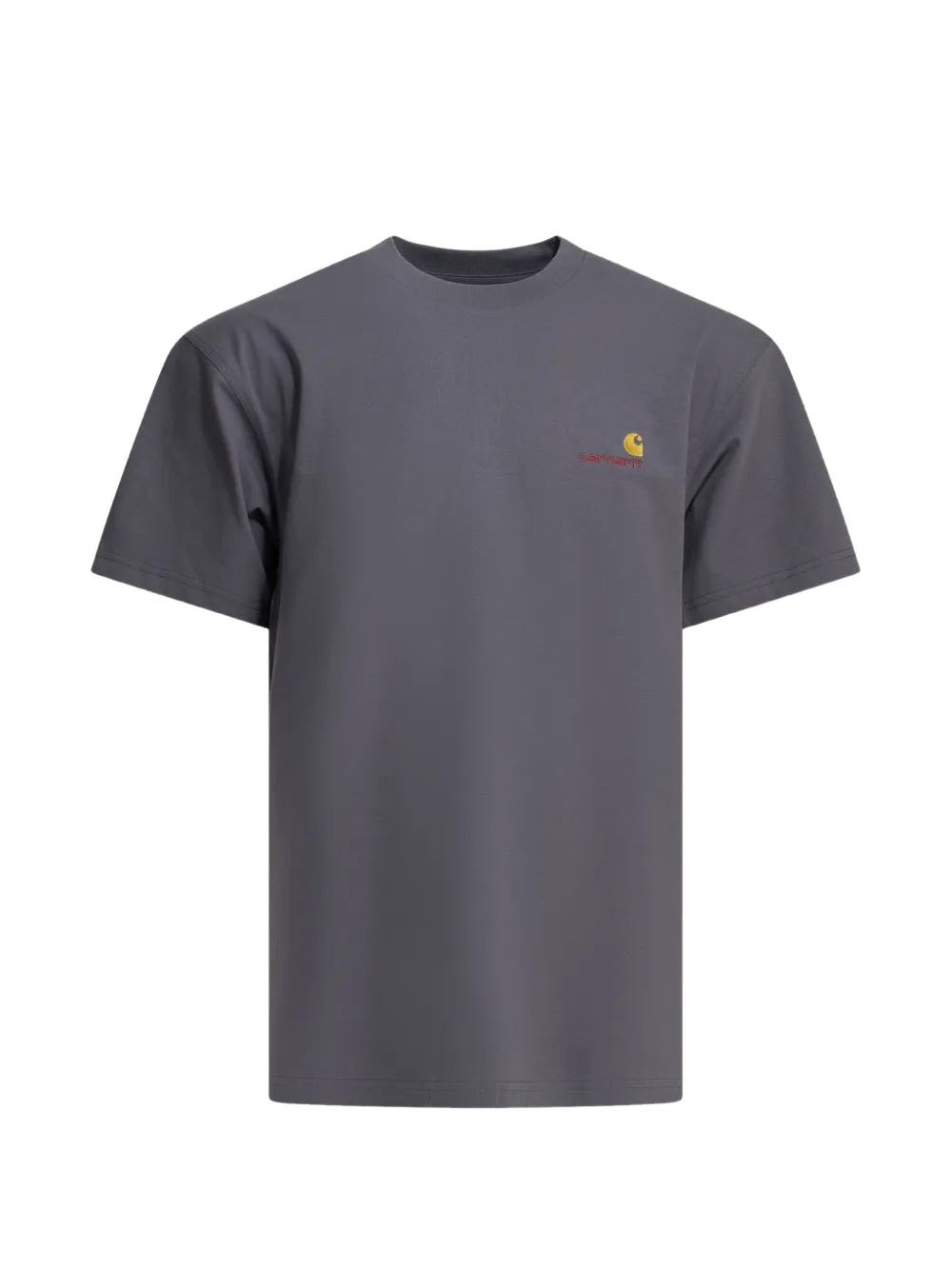 Carhartt WIP American Script logo-embroidered T-shirt - Grau