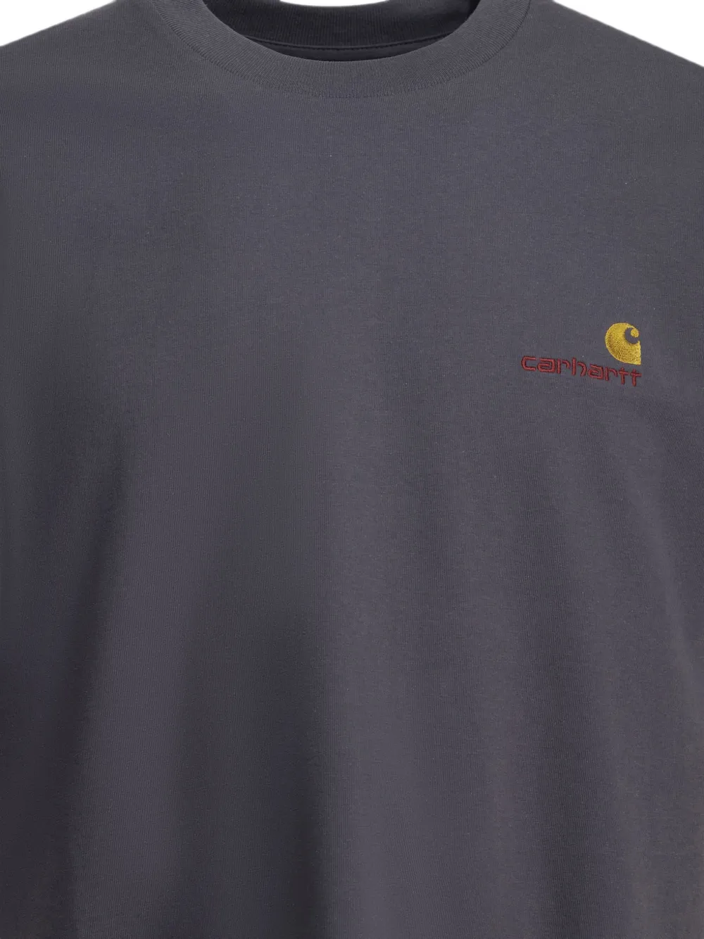 Carhartt WIP T-shirt met geborduurd logo Grijs