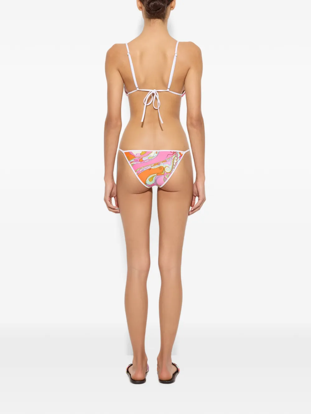 PUCCI Bikinitop met print Oranje