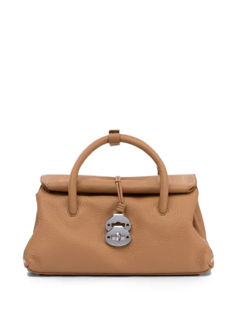 Zanellato small Dott studded leather tote bag