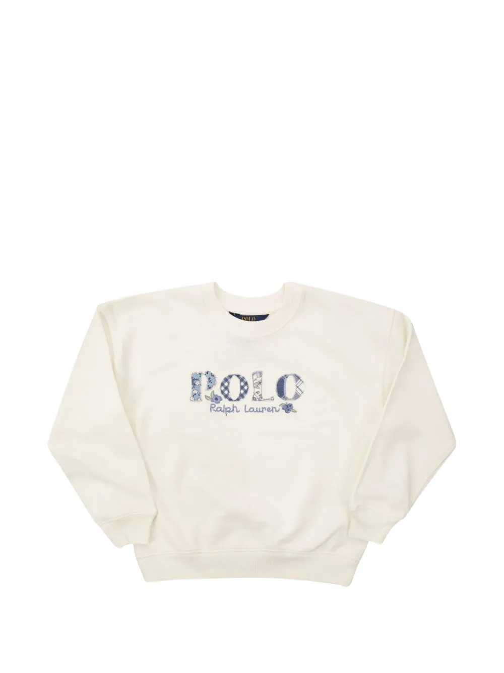 POLO RALPH LAUREN KIDS Sweater met logopatch Wit