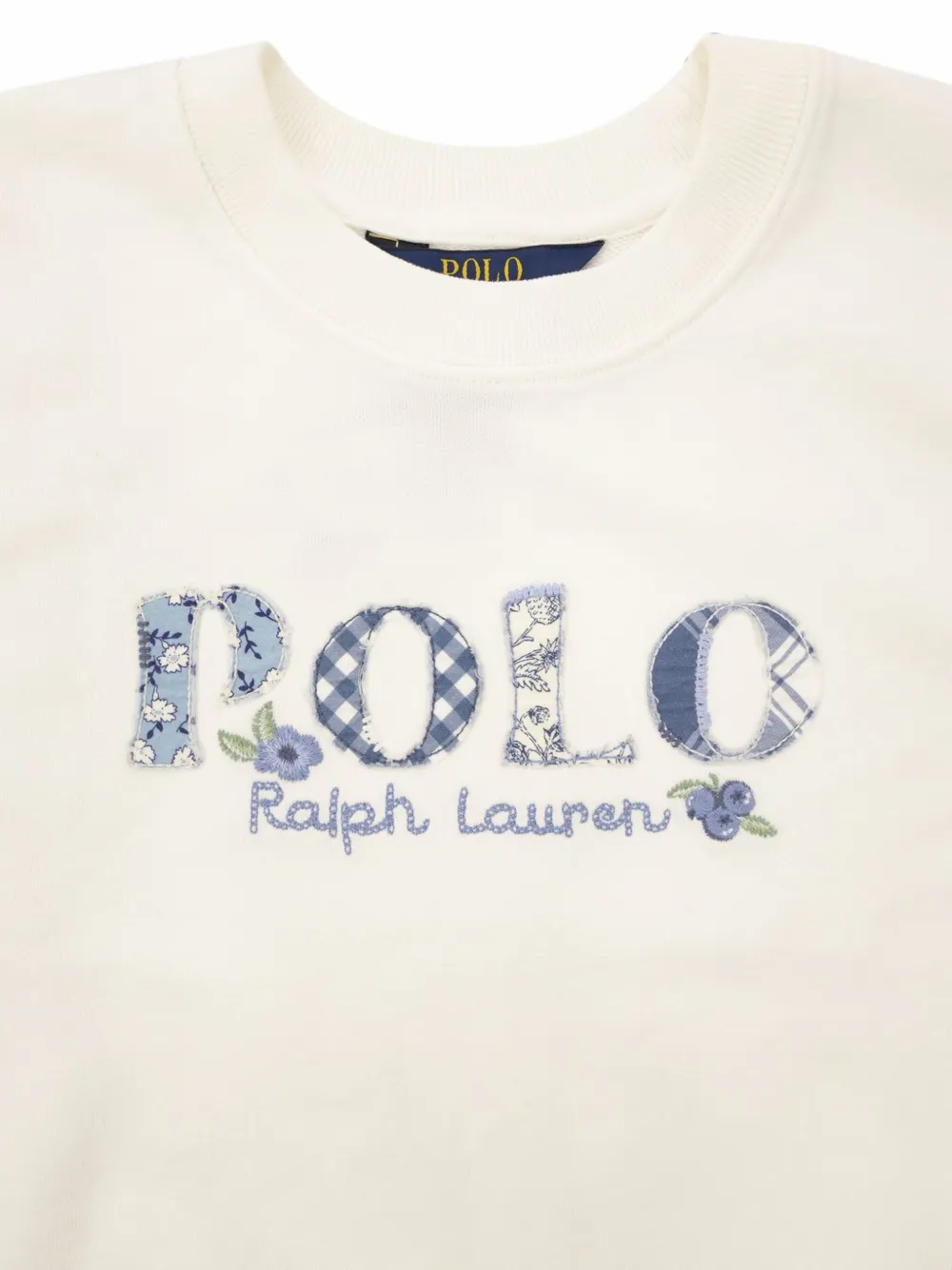 POLO RALPH LAUREN KIDS Sweater met logopatch Wit