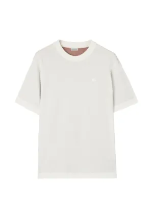 Burberry Check-patch Cotton T-shirt | White | FARFETCH CA