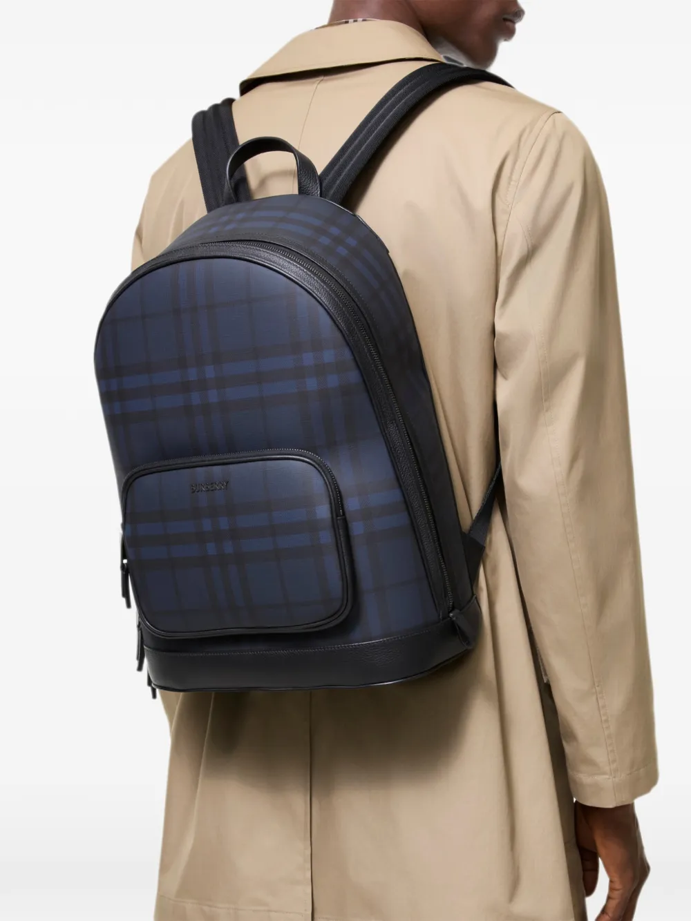 Burberry City Check rugzak Blauw