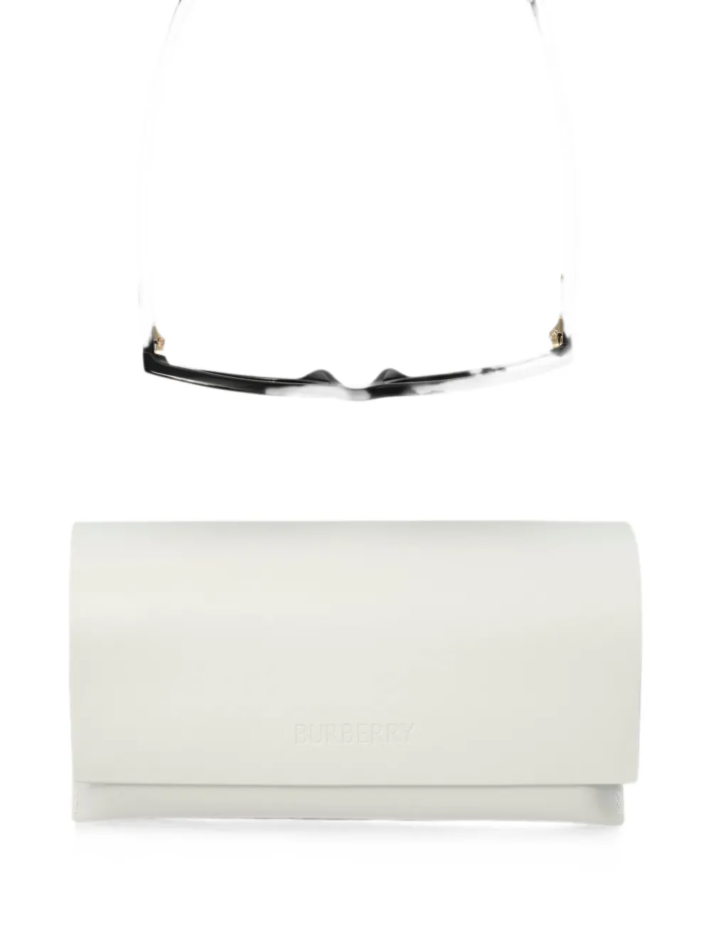 Burberry Eyewear EKD zonnebril met cat-eye montuur Zwart