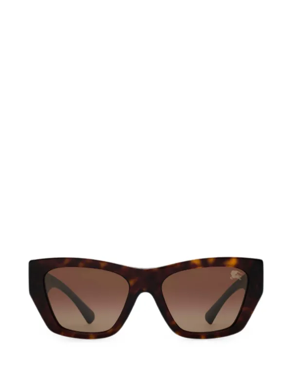 Burberry EKD Cat-eye Sunglasses in Brown