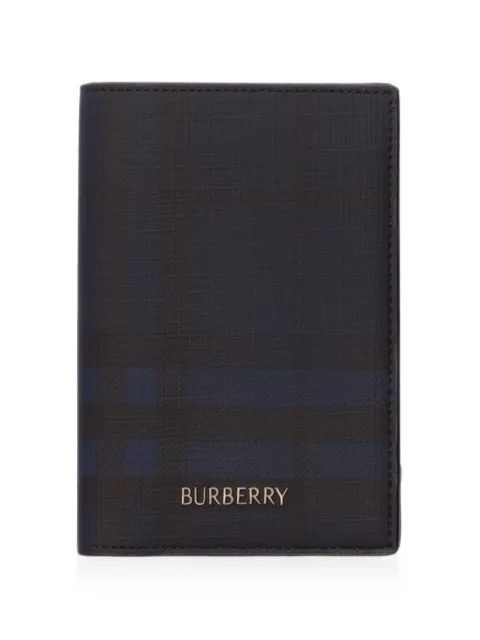 Burberry City Check passport holder