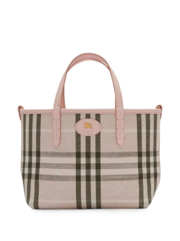 Burberry Mini Reversible Bloomsbury tote​ | Pink | FARFETCH OM