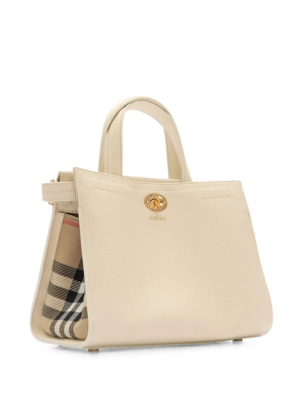 Burberry Cotswolds Check mini-shopper Beige
