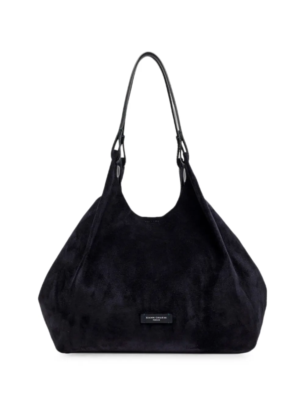 GIANNI CHIARINI Dua suède shopper Zwart