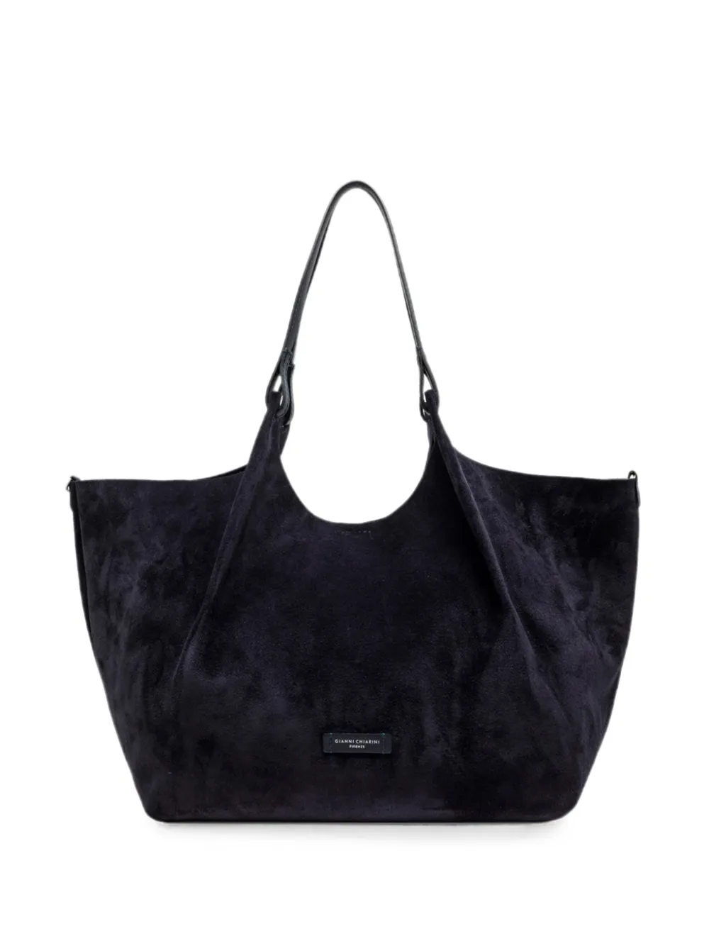 GIANNI CHIARINI Borsa tote Dua grande in pelle scamosciata - Nero