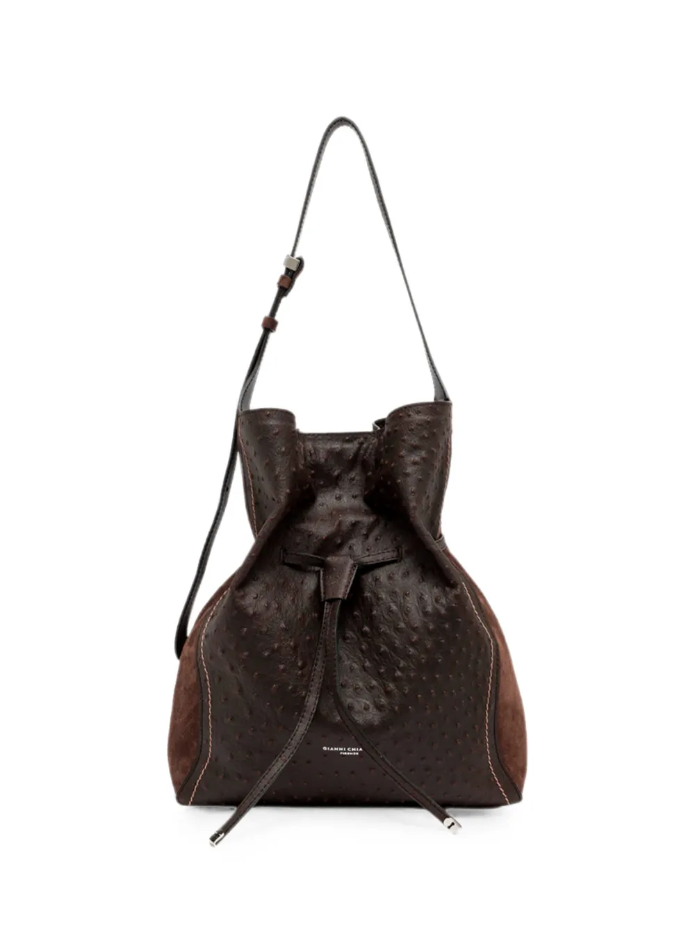 GIANNI CHIARINI Borsa a spalla Siena grande - Marrone
