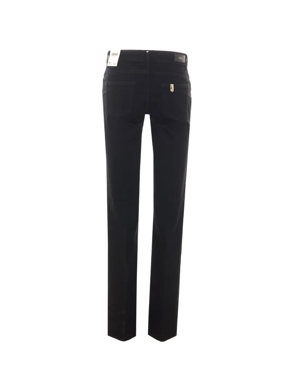  Liu Jo Logo-patch Skinny Jeans - Negro 