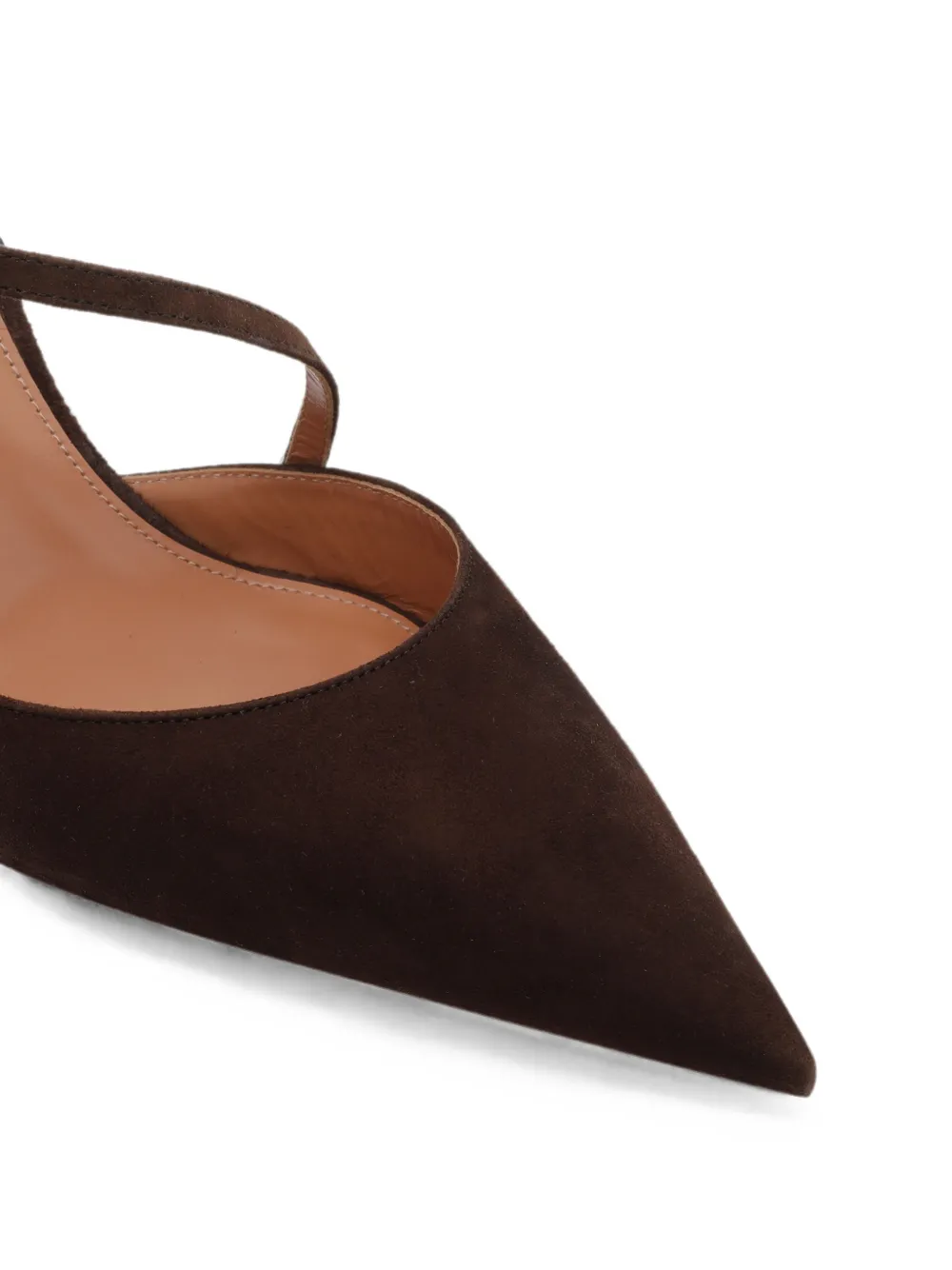 Aquazzura Dynasty suede pumps Bruin
