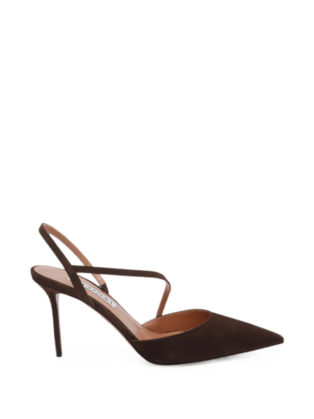 Aquazzura Dynasty suede pumps Bruin