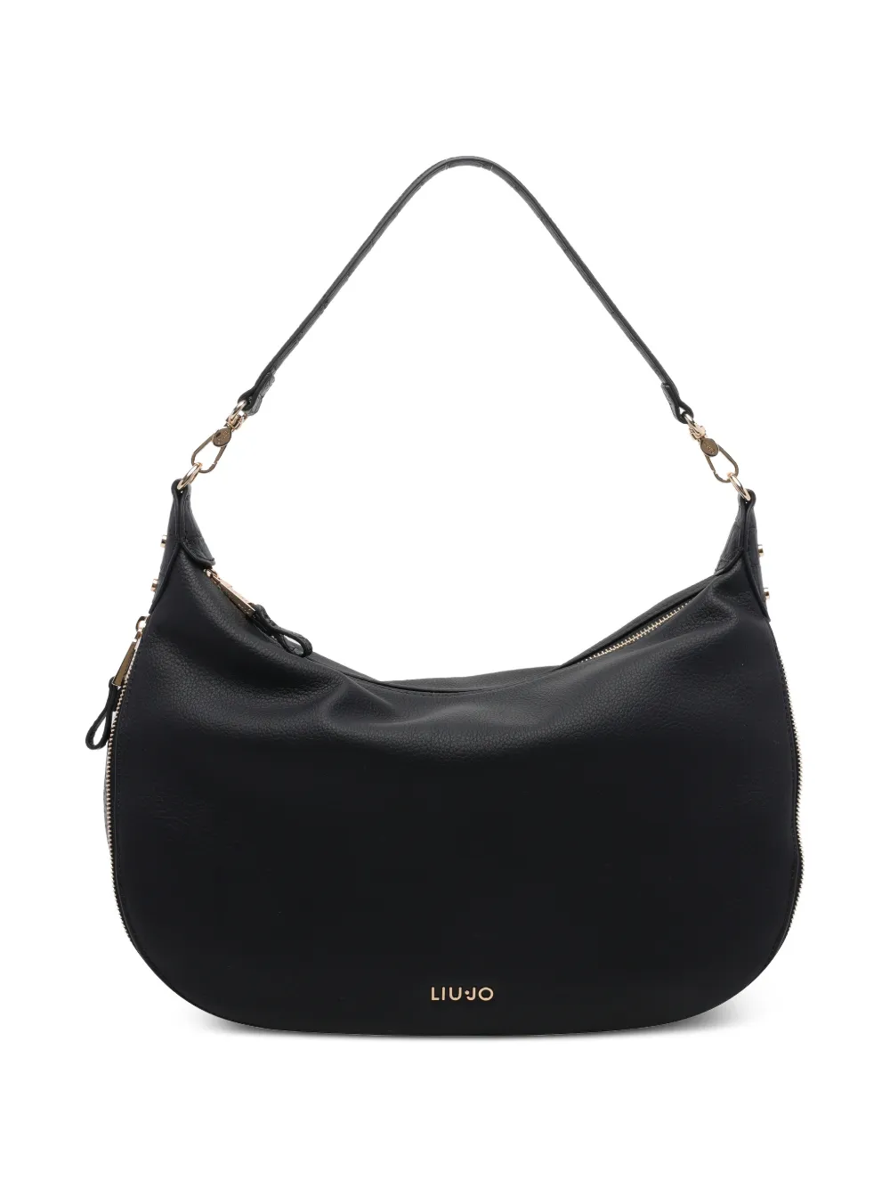 LIU JO croc-effect tote bag - Schwarz