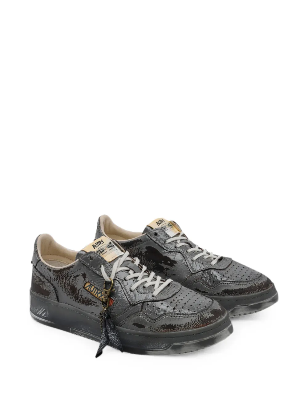 Autry Super logo-patch sneakers Grijs