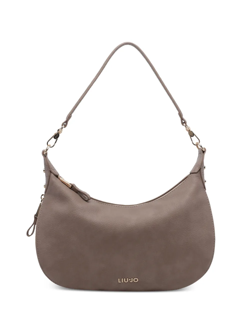 LIU JO Borsa a tracolla con placca logo - Marrone
