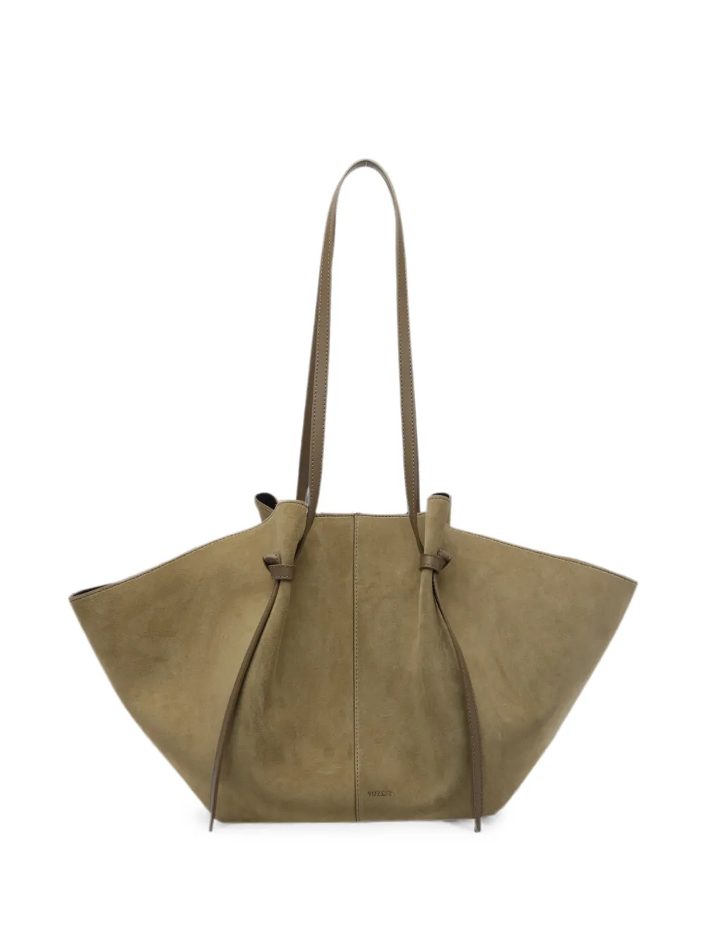 Yuzefi large Mochi suede shoulder bag - Brown