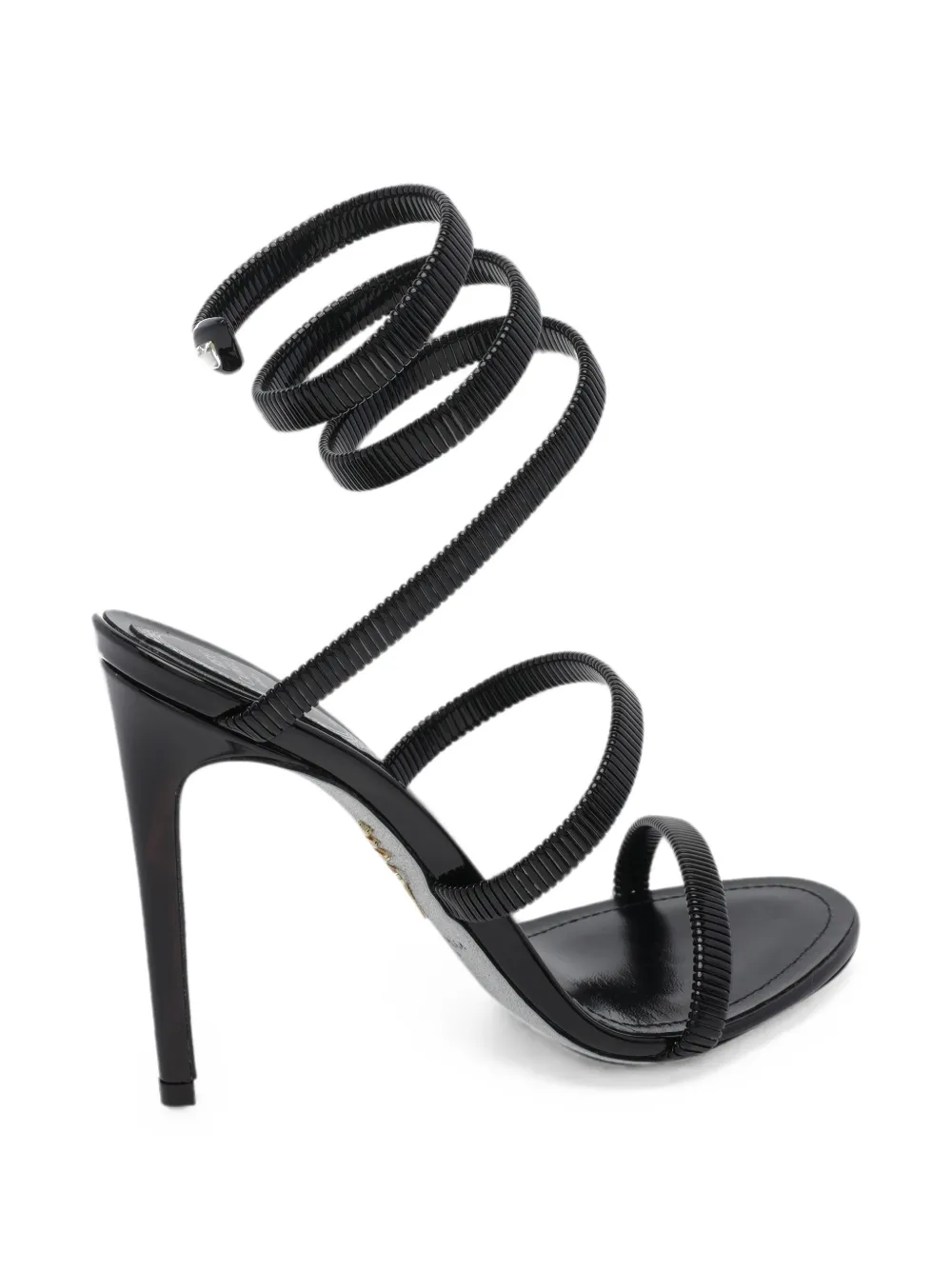 René Caovilla Juniper wrap-around sandals Zwart