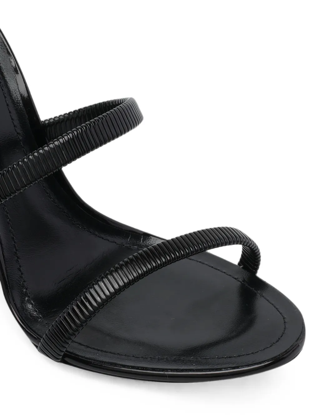 René Caovilla Juniper wrap-around sandals Zwart